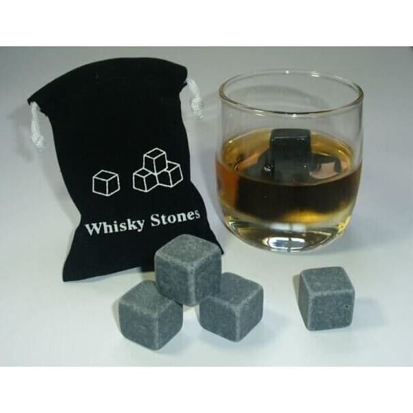 Vinkylare,Whisky stenset med sammetspåse 6 st, 9 st 12 st, 24 - Typ 9 Vit per set