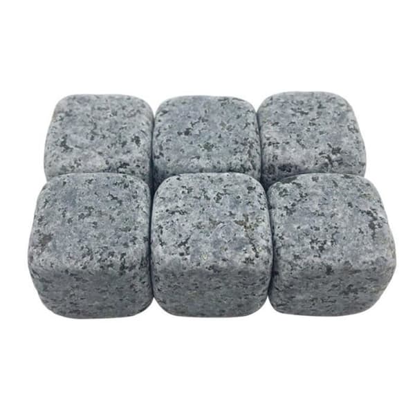 Vinkylare, 6 delar Naturliga Whiskystenar Ice Cube Whisky Stone Ice Whisky Alkoholkylare Presenter - Typ f