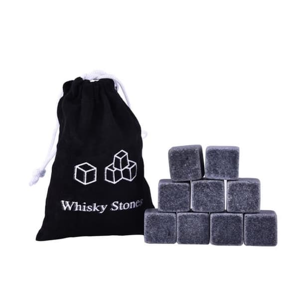 Vinkylare, 6-9 stycken Whiskystenar Sipping Ice Cube Återanvändbar Whiskey Wine Ice Cooler - Typ 6st Vit