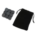 Miniatyrbild 4 av 4: GOTOTOP Basalt Whisky Stones Set Basalt Whisky Stones Set med förvaringspåse för Whisky Cognac