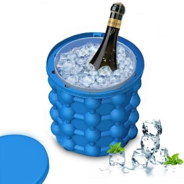Ice Cube hink - SHOP-STORY - Ice Cube Maker - Livsmedelsklassad silikon - 40 iskuber - 2 i 1