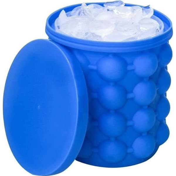 Ice Cube hink - SHOP-STORY - Ice Cube Maker - Livsmedelsklassad silikon - 40 iskuber - 2 i 1