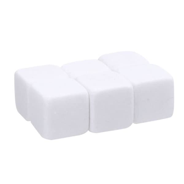 Vinkylare,Whisky Rock Stone Ice drink 6 stycken, whisky alkohol uppfriskande naturstenar för - Typ WHITE