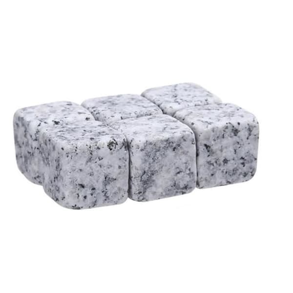Vinkylare, 9 st återanvändbara whiskystenar, vindryckskylare, Granite Rocks Ice Cube Cooler,