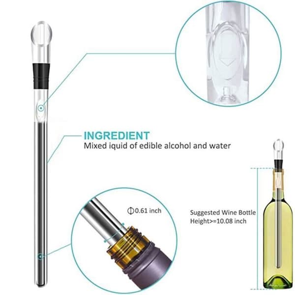 1 st Rödvinskylare Stick Beer Beverage Chiller Bar Party Tool Juice