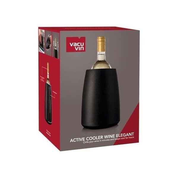 VACUVIN - Svart vinkylshink - Elegant Cooler