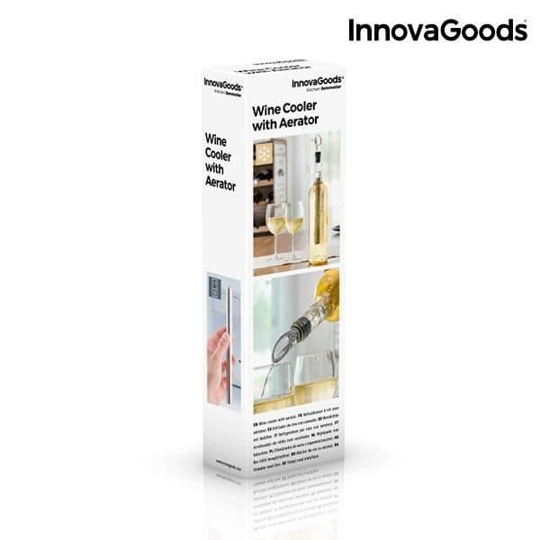 Vinkylare med luftare - InnovaGoods - Rostfritt stål - ABS - Elegant design