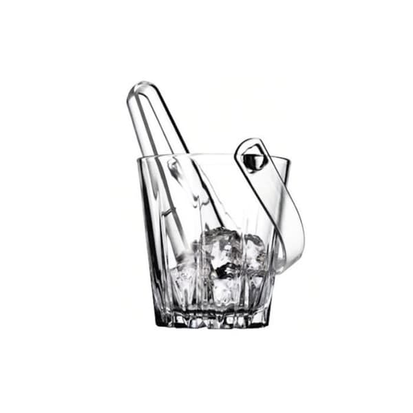 Ishink av glas med handtag och tång 0,000000 Klar