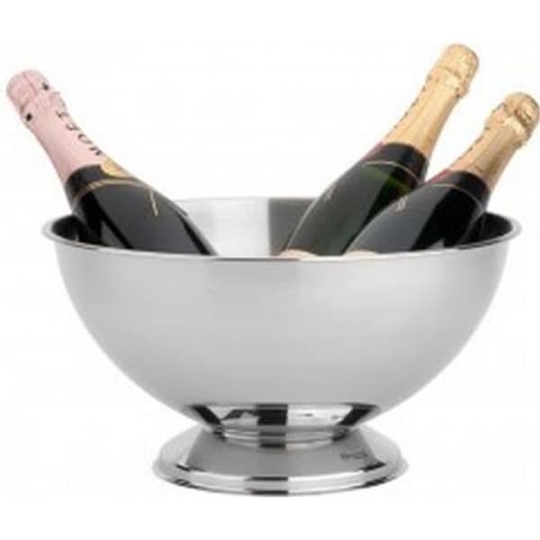 Champagneskål - LEOPOLD VIENNA - Klassisk - Blank och matt rostfri stål - Diameter 40 cm - På fot