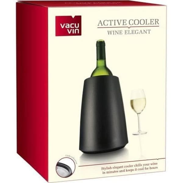 VACUVIN - Svart vinkylshink - Elegant Cooler