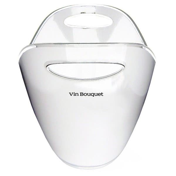 Iskåp - Vin Bouquet - 2 flaskor - Stötsäker - Vit - Idealisk för vin