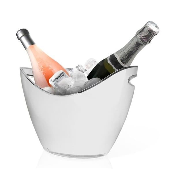 Iskåp - Vin Bouquet - 2 flaskor - Stötsäker - Vit - Idealisk för vin