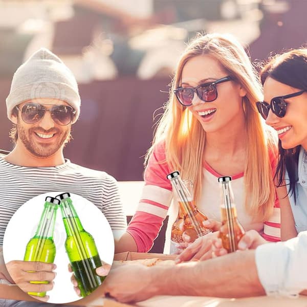 INN Flaskkylare Vinkylare Ölstick och flasköppnare i rostfritt stål för barfest