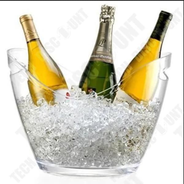 TD® 3-flaska champagneishink/klar/kylare/håll sval