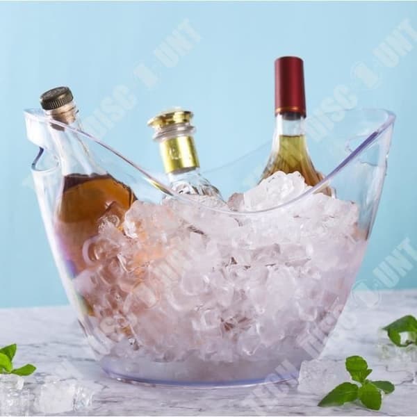 TD® 3-flaska champagneishink/klar/kylare/håll sval