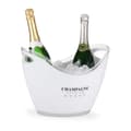 Miniatyrbild 1 av 6: Relaxdays Iskubs, premium champagne, volym 6 liter, kyla drycker, HLP 25,5 x 34,5 x 26 cm, vit