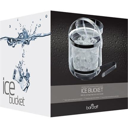 Ishink - Bar Craft - Dubbelväggig - Transparent - Med lock - Istång