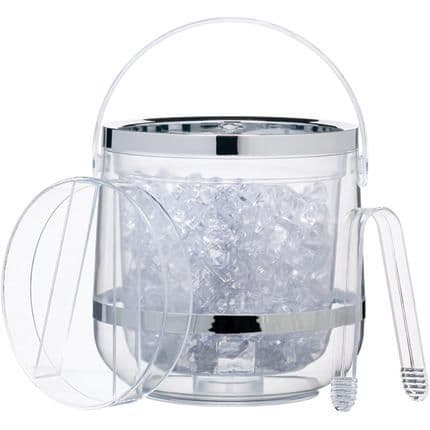 Ishink - Bar Craft - Dubbelväggig - Transparent - Med lock - Istång