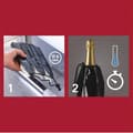 Miniatyrbild 5 av 5: Vacu Vin Quick Chiller mjuk champagnepropp