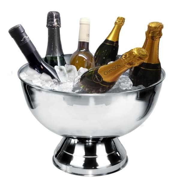Iskubsbehållare - Vin Bouquet - FIE 305 - Rostfritt stål - Silverfärgad - 34 cm