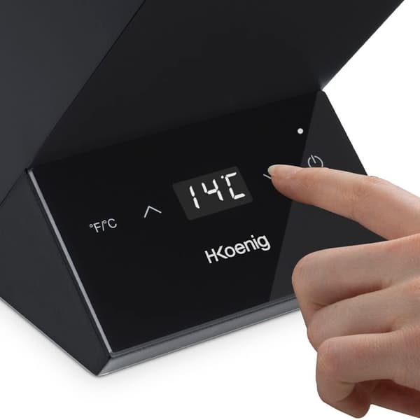 Elektrisk vinflaskekjøler - H.Koenig - LVX26 - 1 flaske - 72W - Temperatur 5-18°C