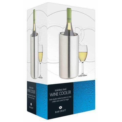 Flaskkyla - KitchenCraft - KCBCWCOOLSS - Rostfritt stål - Dubbla väggar - Presentförpackning