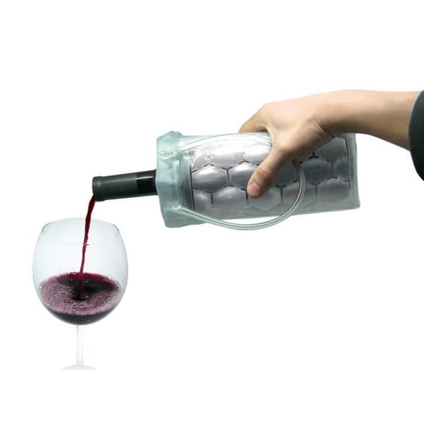 Kylväska för flaska - Vin Bouquet - Iskylare - Rosa - Plastisk - Icketoxiskt gel.