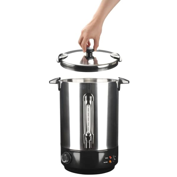 vidaXL Veden-/glögilämmitin ruostumaton teräs 15 l 2500 W