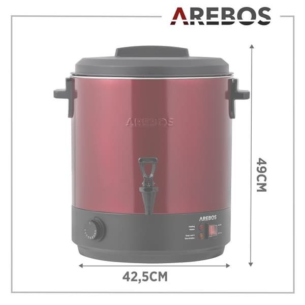Konserveringsmaskine 28L 2500W med termostat