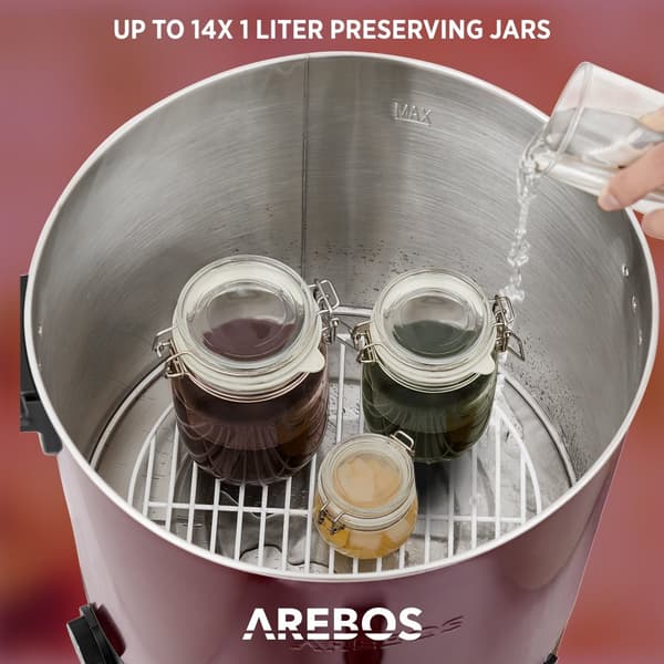 Konserveringsmaskine 28L 1800W med termostat + timer