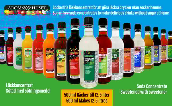 Zero Sockerdricka Läskkoncentrat till 12,5 L läsk