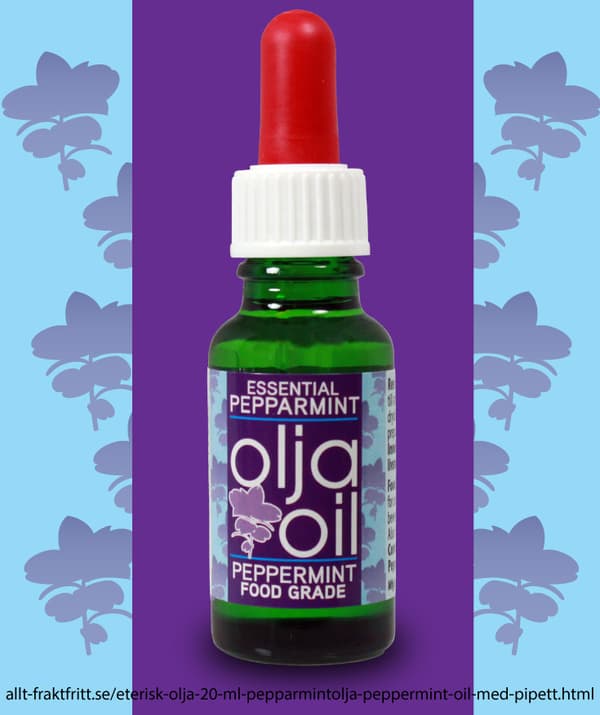 Eterisk olja 20 ml, Pepparmintolja/Peppermint oil med pipett