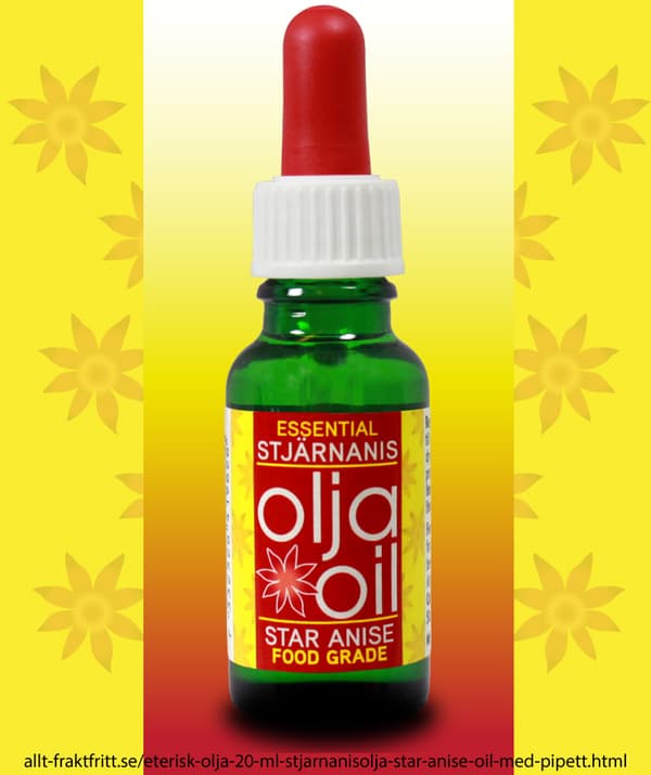 Eterisk olja 20 ml, Stjärnanisolja/Star Anise oil med pipett