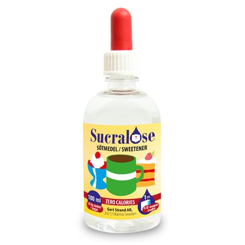 Sucralose sötmedel 100 ML Svensk/Engelsk