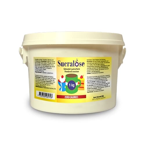 Sucralose sötmedel i pulverform 1 kg