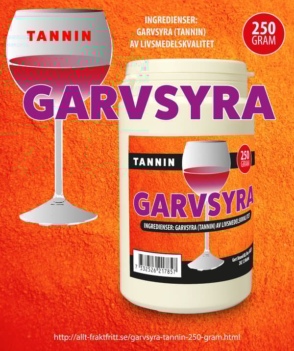 Garvsyra (Tannin) 250 gram