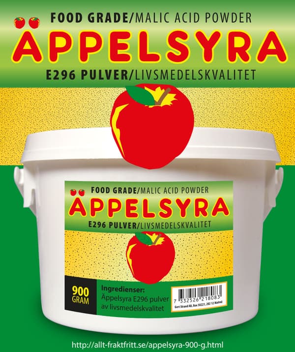 Äppelsyra 900 g