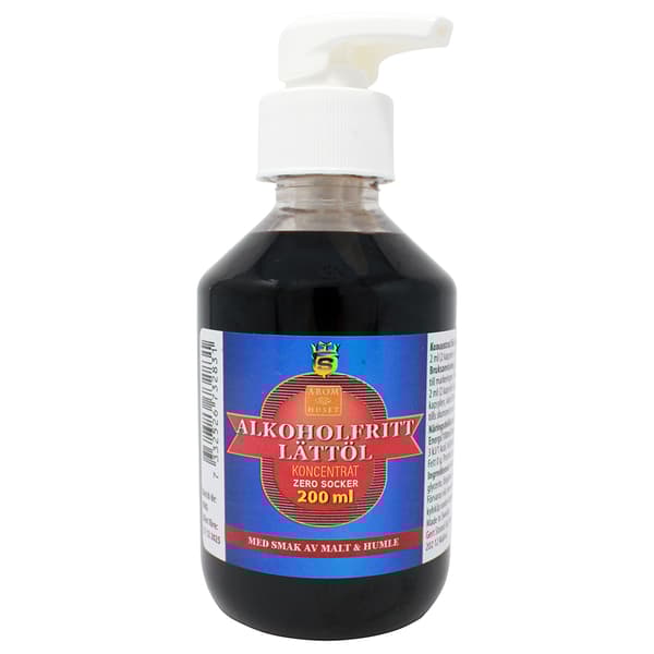 Bordsvattenarom 200 ml Lättöl pumpflaska, 100L