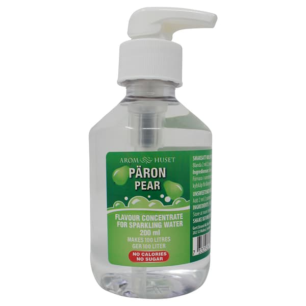 Bordsvattenarom 200 ml Päron pumpflaska, 100L