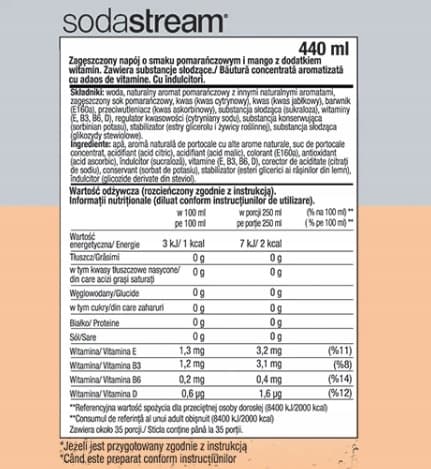 Sæt med 3 koncentrater SodaStream Pepsi MAX+Grapefrugt+Orange-Mango