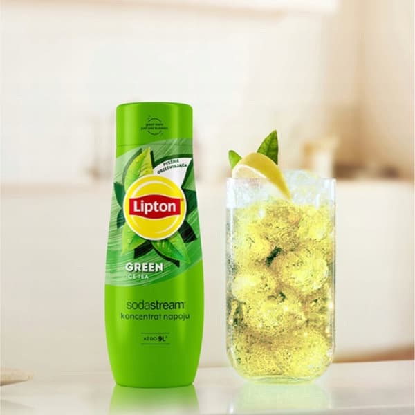 Sæt med 3 SodaStream Lipton Lemon+Green+Mirinda koncentrater
