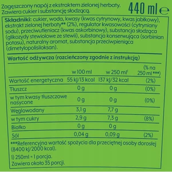 Sæt med 4 SodaStream koncentrater 2x (Lipton Lemon+Green)