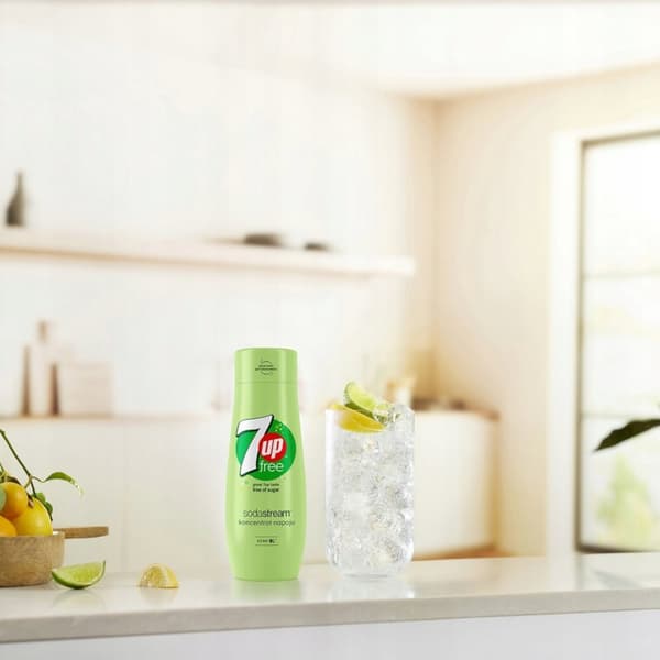 Sæt med 2 SodaStream 7UpFREE+Grapefrugtkoncentrater