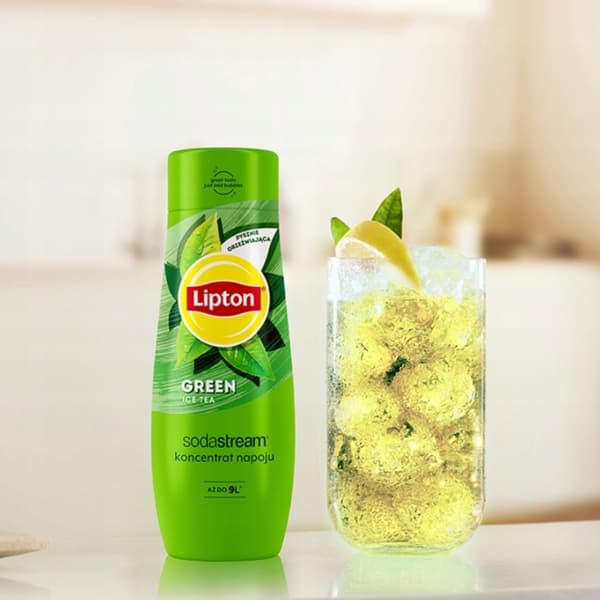 Sæt med 6 SodaStream koncentrater Lipton Lemon+Green+Pepsi+Mirinda+7UP+PepsiMAX