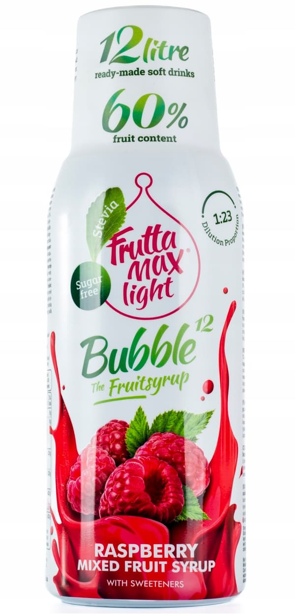 kpl FruttaMax Malina Light -konsentraatin sarja, 500 ml
