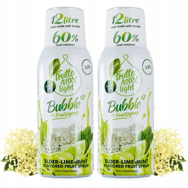 Sæt med 2 FruttaMax Lime Mint ConcentratesBez Light