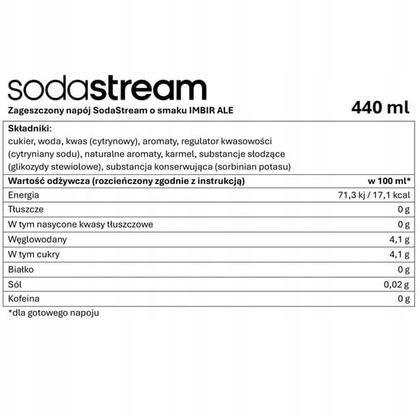 SODASTREAM Tonic + Ginger Ale sirapset för saturator 2 st.