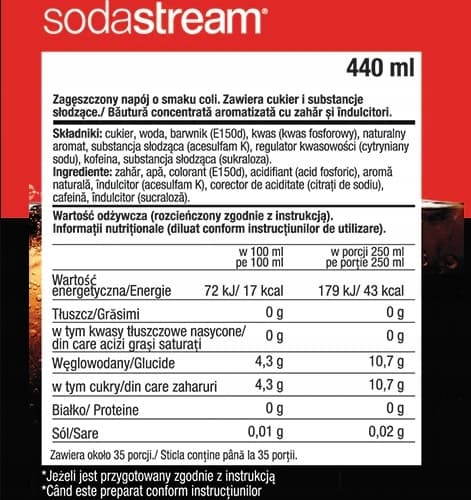 SODASTREAM Cola + Mirinda + 7Up + Soodasiirapit soodalähteeseen 4 kpl.