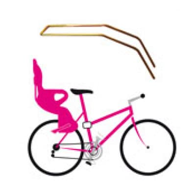 Extra bygel för Damcykel