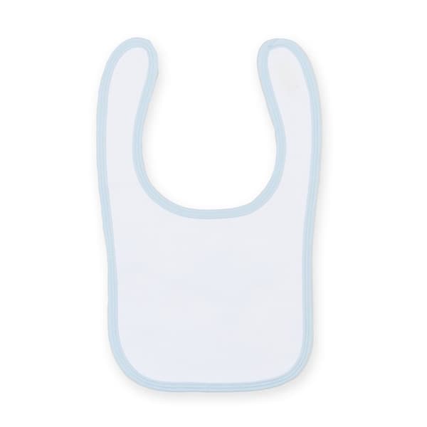 Larkwood Baby Unisex Plain & Contrast Bib (Pack of 2)